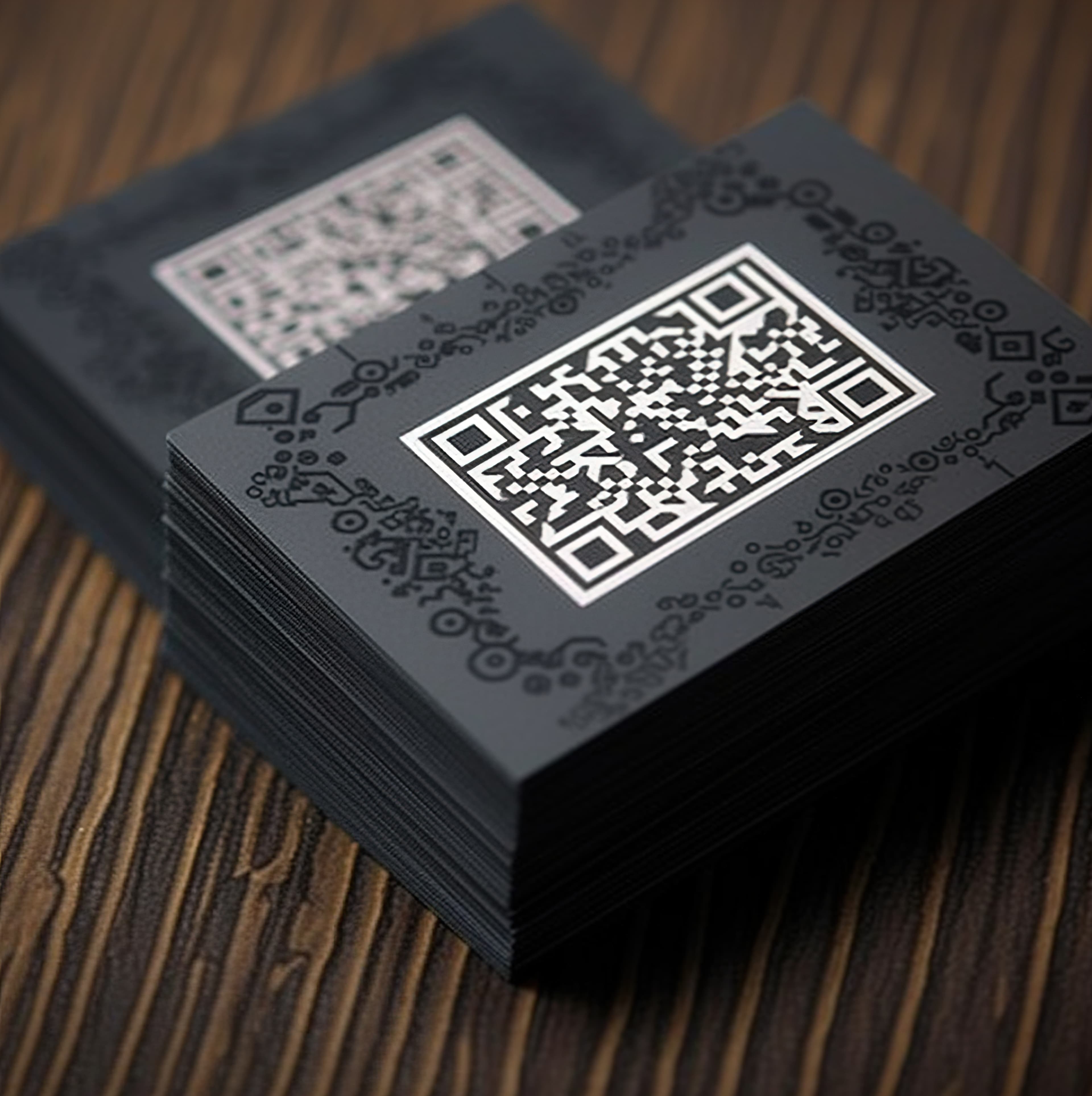 QR/Barcode Cards design